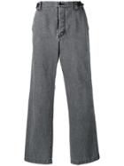 Sacai Wide Leg Skater Trousers - Grey