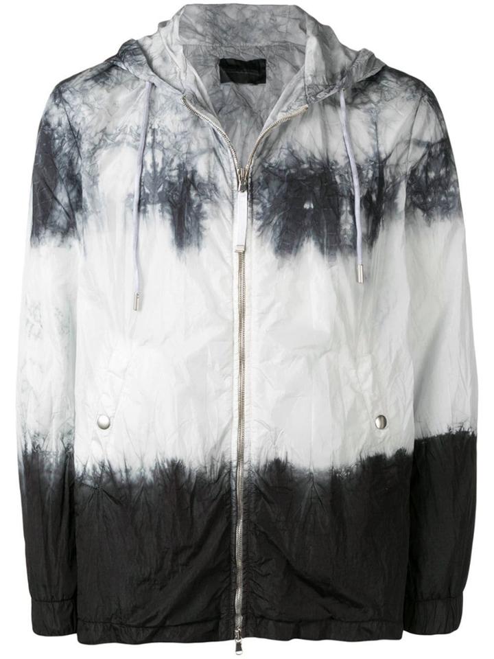 Diesel Black Gold Tie-dye Rain Jacket - White