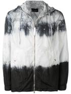 Diesel Black Gold Tie-dye Rain Jacket - White