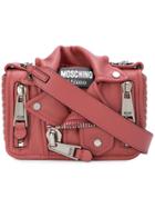 Moschino Small Biker Bag - Pink & Purple