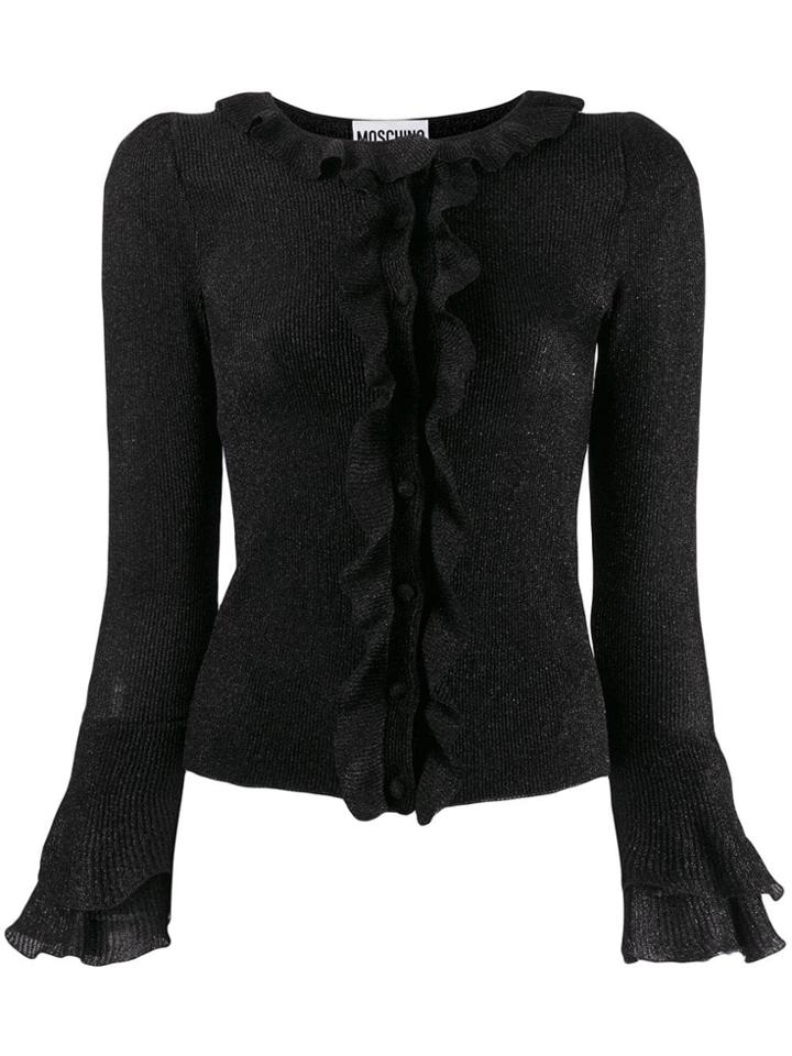 Moschino Ruffle Panel Blouse - Black