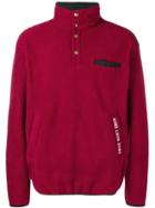 Aimé Leon Dore Winter Buttoned Sweater - Red