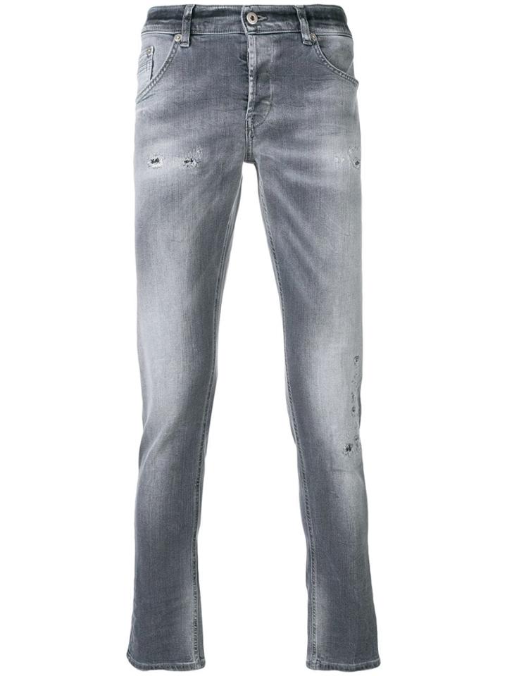 Dondup Regular Mid Rise Jeans - Grey