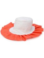 Bernstock Speirs Frilled Sun Hat - White