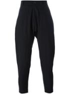 Ziggy Chen Drop-crotch Trousers, Men's, Size: 48, Blue, Cotton/wool