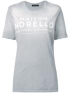 Frankie Morello Slogan Printed T-shirt - Grey