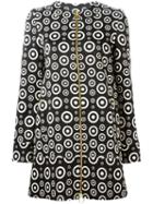 Fausto Puglisi Circle Print Zipped Coat