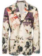 Yohji Yamamoto Tie Dye Print Blazer - Multicolour