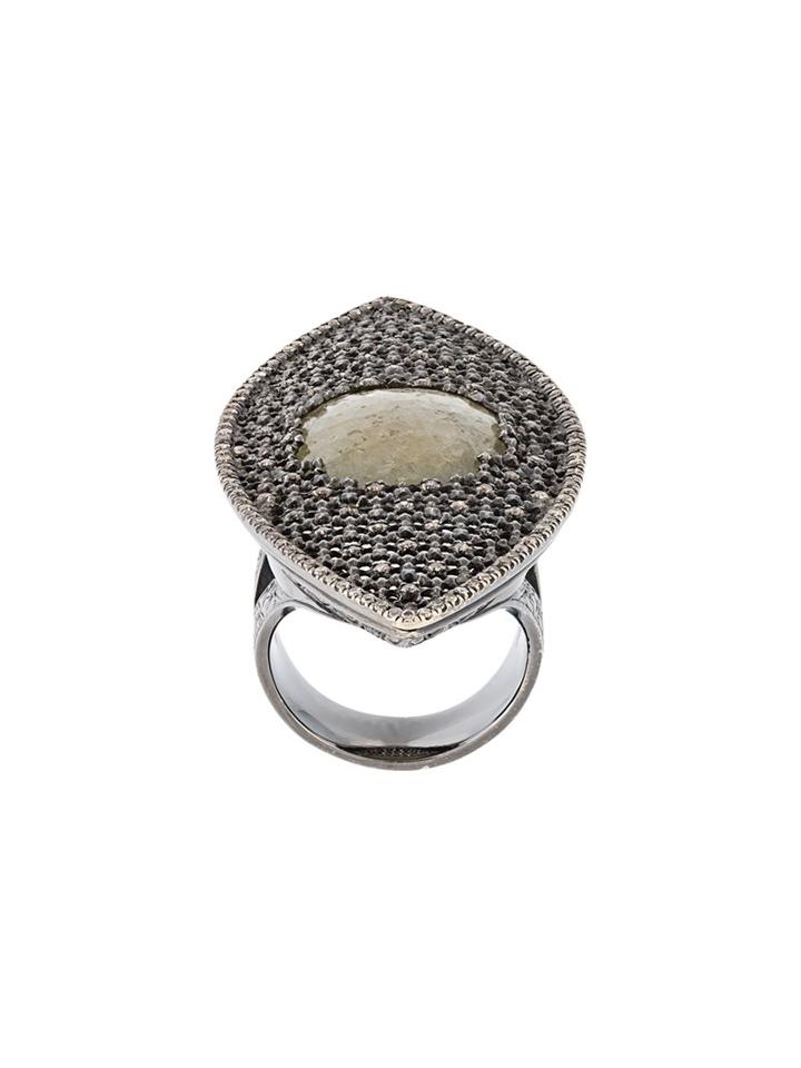 Loree Rodkin Sapphire And Diamond Ring, Women's, Size: 56, Metallic