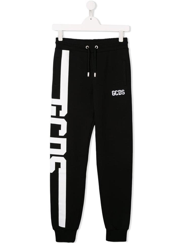Gcds Kids Logo Track Pants - Black