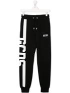 Gcds Kids Logo Track Pants - Black