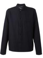Lemaire Convertible Collar Shirt, Men's, Size: 48, Blue, Cotton