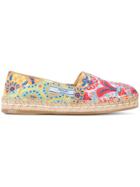 Prada Baroque Print Espadrilles - Multicolour