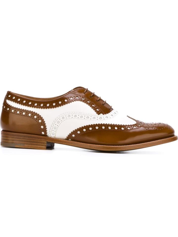 Church S Burwood Brogues, Women's, Size: 36, Brown, Leather