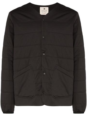 Snow Peak Flexible Insulated Quilted Cardigan - Black
