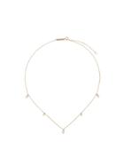 Zoë Chicco 14kt Yellow Gold Pearl And Diamond Dangle Necklace