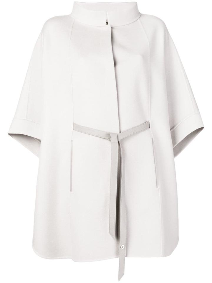 Loro Piana Oversize Belted Coat - Nude & Neutrals