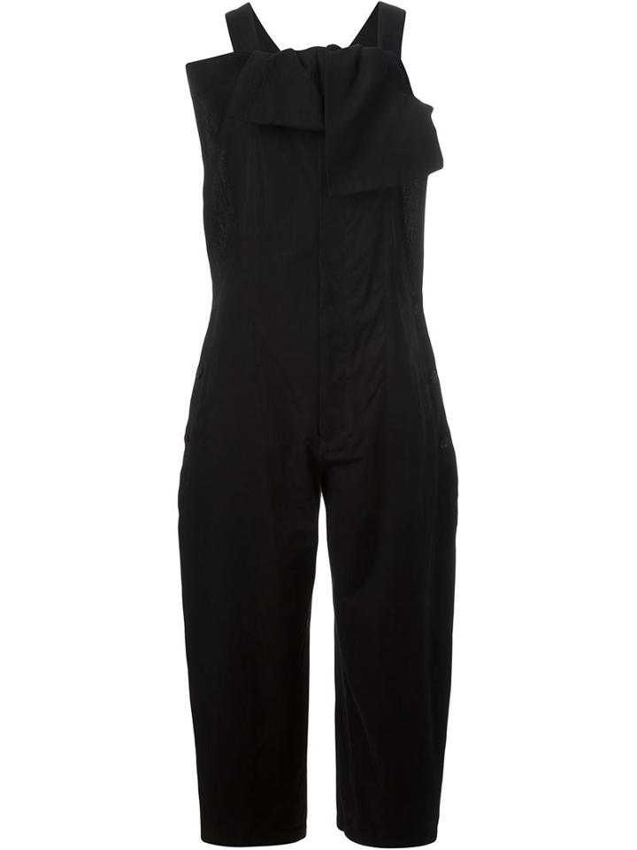 Y's Draped Front Jumpsuit