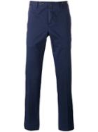 Pt01 Slim Fit Tailored Trousers, Men's, Size: 50, Blue, Cotton/spandex/elastane