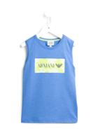 Armani Junior Logo Print Tank Top