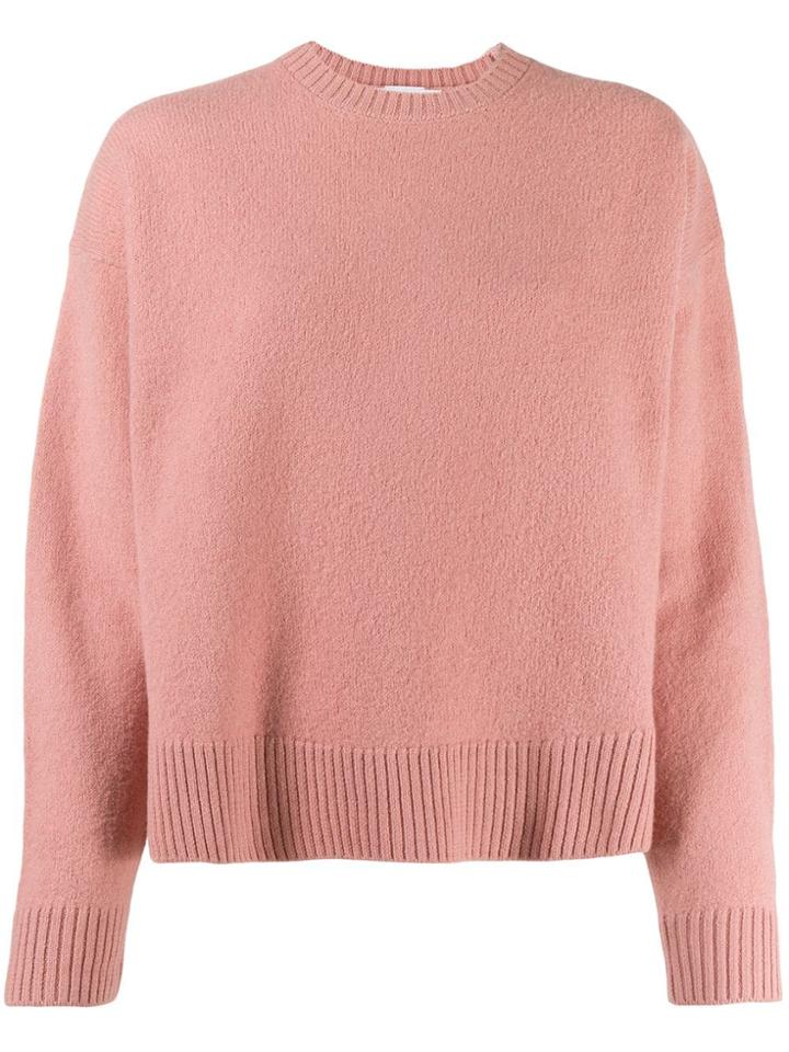 Hope Long-sleeve Flared Sweater - Pink
