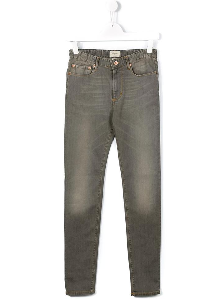 Bellerose Kids Stonewashed Elasticated Jeans, Boy's, Size: 14 Yrs, Grey