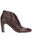 Chie Mihara Elbatina Buckle-detail Booties - Brown