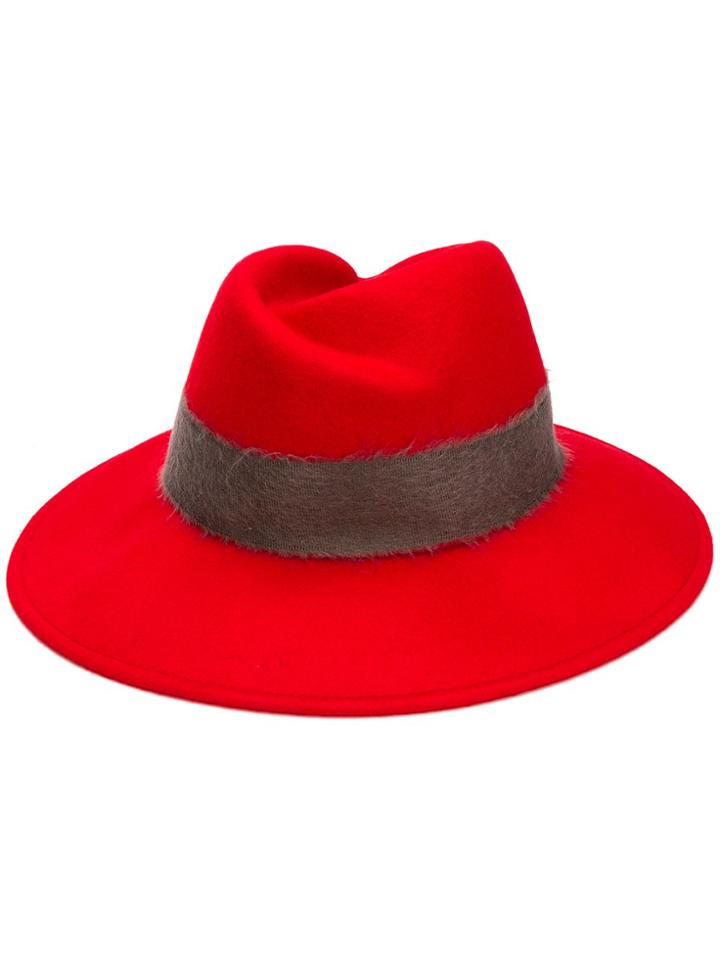 Woolrich Contrast Brim Hat - Red