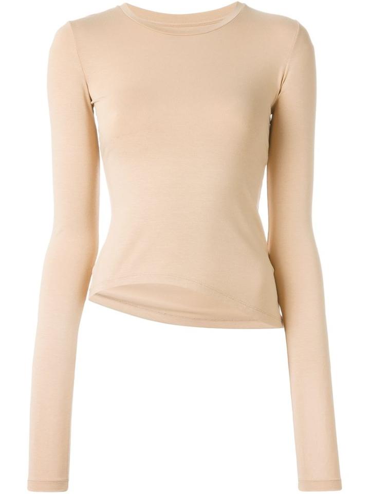 Mm6 Maison Margiela Asymmetric Hem T-shirt