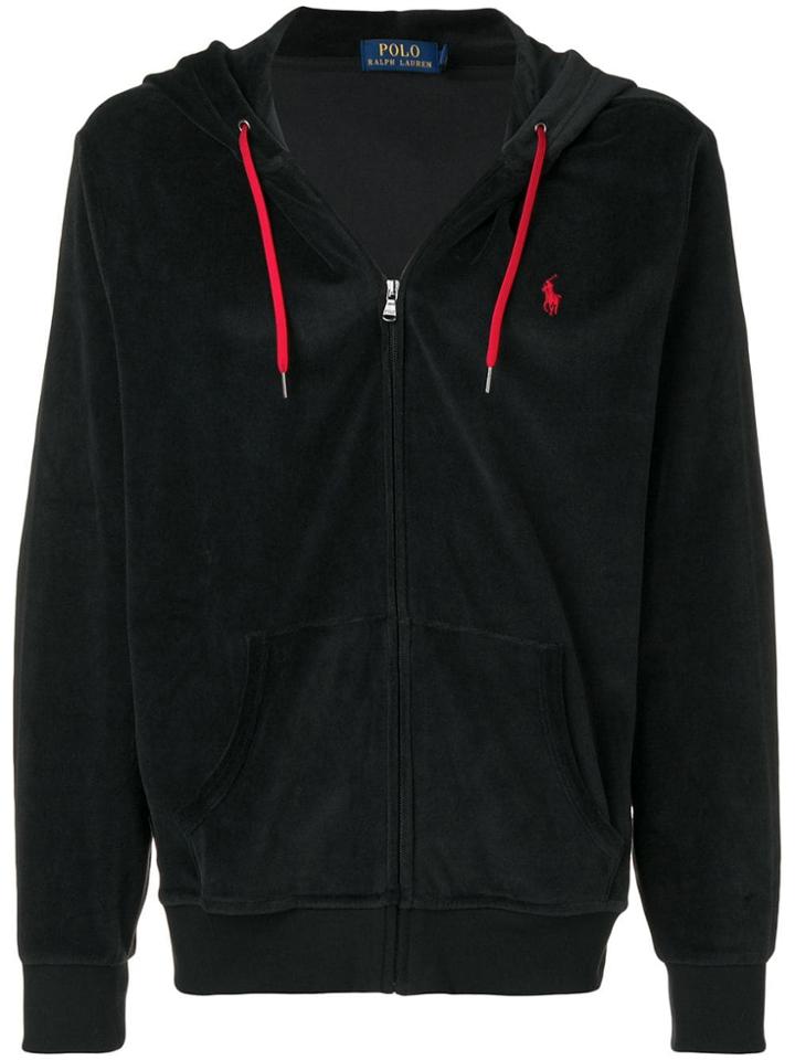 Polo Ralph Lauren Zipped Hoodie - Black