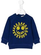 Stella Mccartney Kids - Smiley Sweatshirt - Kids - Cotton - 9 Mth, Blue