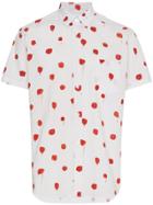 Comme Des Garçons Shirt Splatter Print Shirt - White