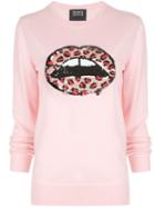 Markus Lupfer Sequin Lip T-shirt - Pink