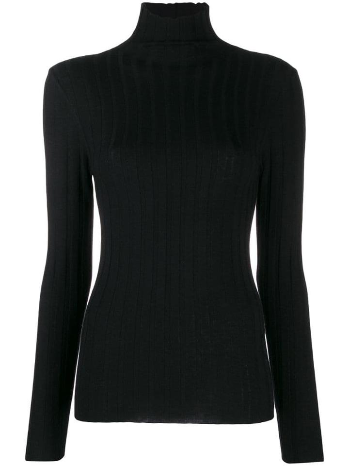 Toteme Turtleneck Jumper - Black