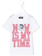 Diesel Kids - Tevek T-shirt - Kids - Cotton - 18 Mth, White