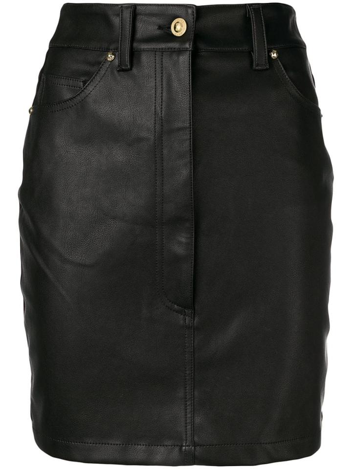 Versace Jeans Short Fitted Skirt - Black