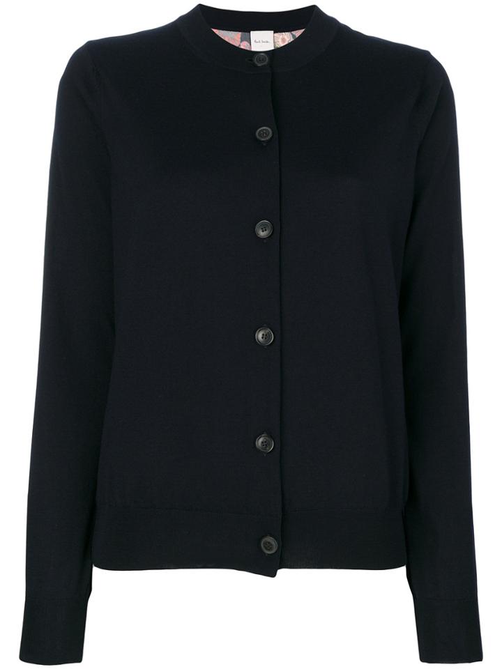 Paul Smith Panelled Cardigan - Blue