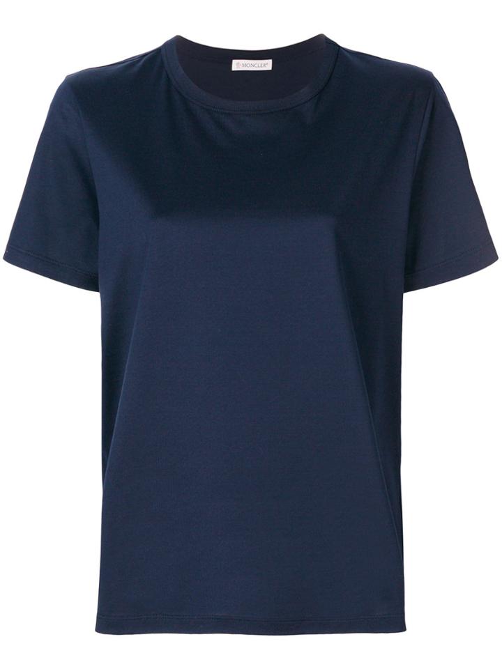 Moncler Roll Cuff Tee - Blue