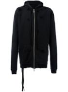 Unravel Project Zip Up Hooded Jacket, Men's, Size: Large, Black, Cotton