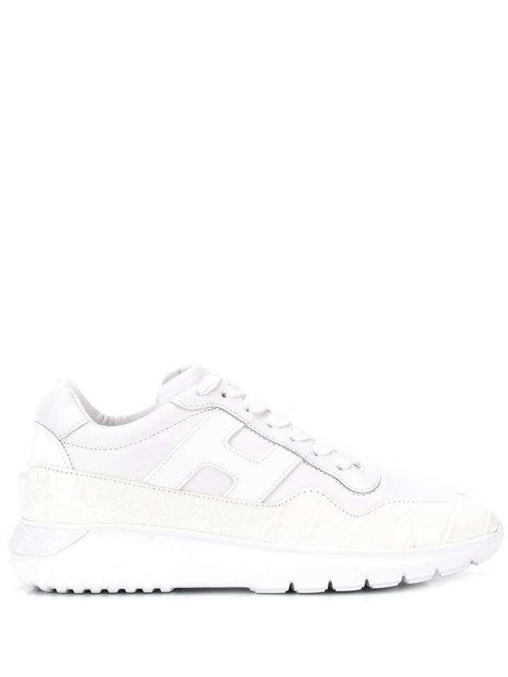 Hogan Chunky Logo Sneakers - White