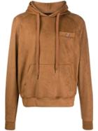 The Silted Company Plain Hooded Sweatshirt - Brown