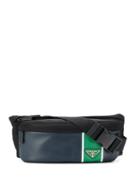 Prada Striped Belt Bag - Black