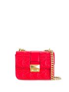 Karl Lagerfeld Studded Shoulder Bag - Red