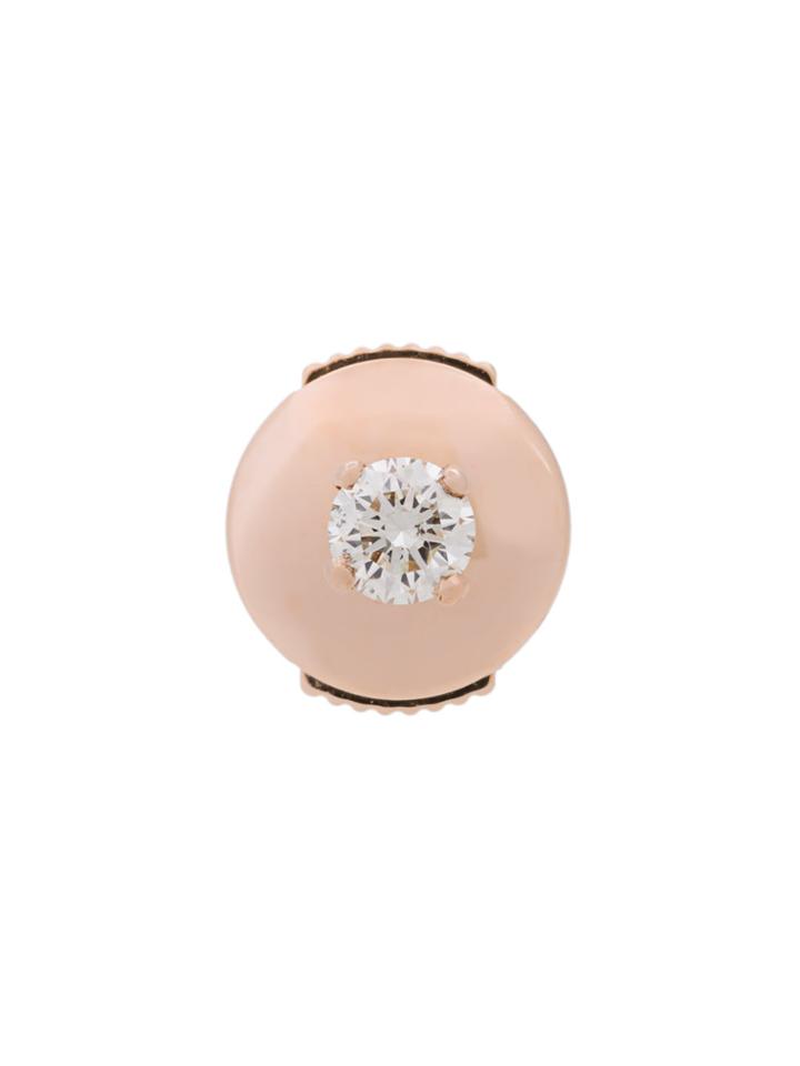 Yvonne Léon 18kt Gold And Diamond Stud Earring - Metallic