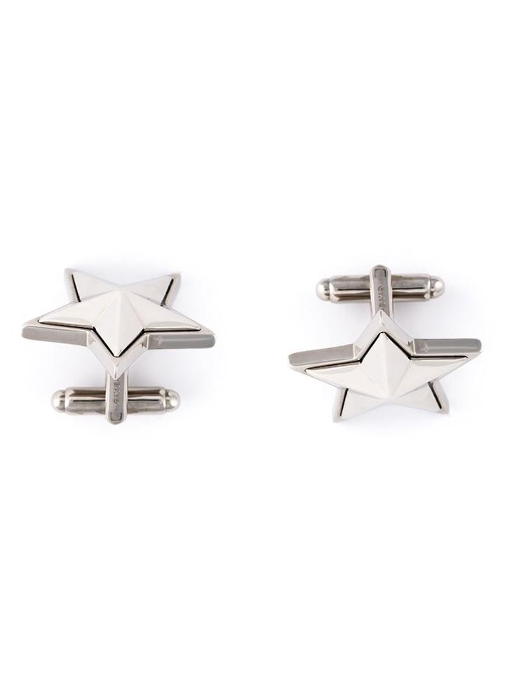 Givenchy Star Cufflinks, Men's, Metallic, Brass