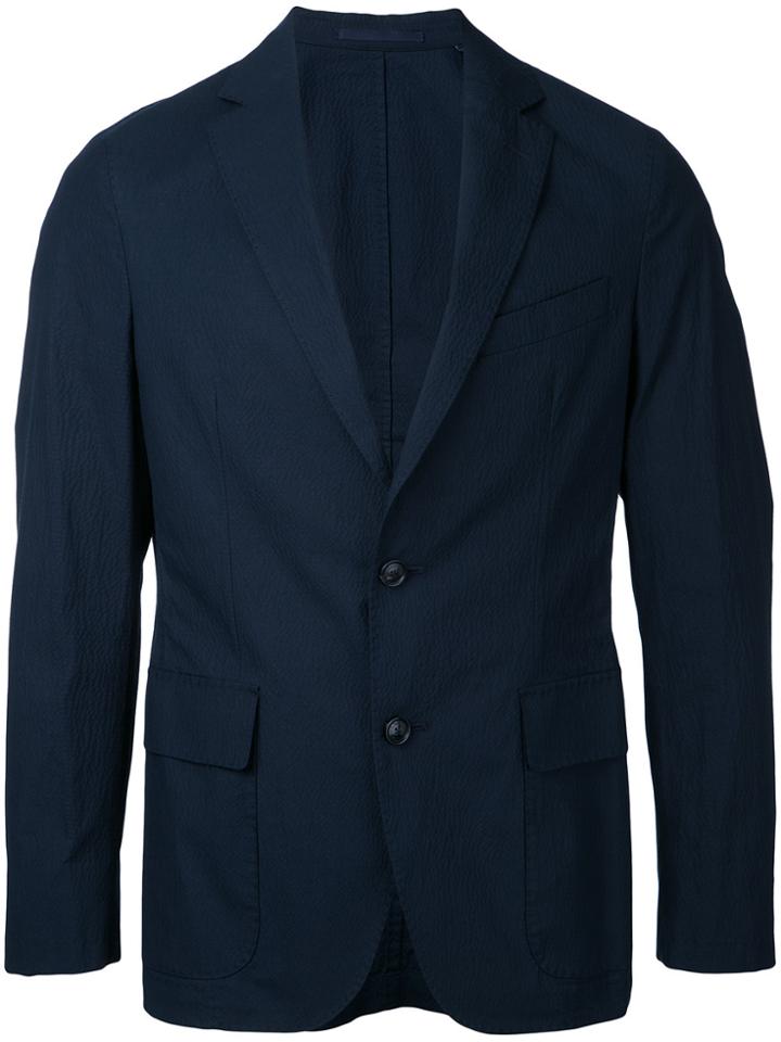 Casely-hayford Two Button Blazer - Blue