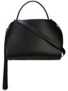 Oscar De La Renta Tassel Detail Tote Bag - Black