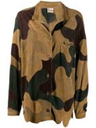 Krizia Pre-owned 1980s Camouflage Patchwork Relaxed Jacket - Neutrals
