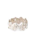 Natasha Collis Small Cobbled Ring, Women's, Metallic