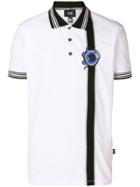 Cavalli Class Embroidered Logo Polo Shirt - White